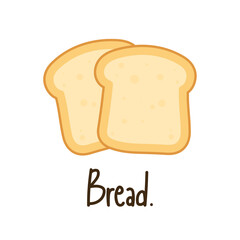Toast logo. Bread vector. bread symbol. wallpaper. free space for text. bread logo design.