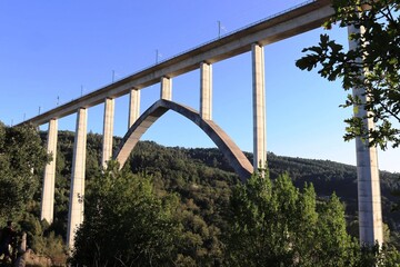 Puente de la Autovía A-6 en Galicia