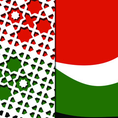 Abstract background.  UAE National Day. Vector illustration.