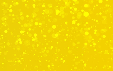 abstract beautfiul and colorful yellow blur seamless light glowing bokeh is falling in a random for card,decoration,wallpaper,cover,flyer,template and any design.