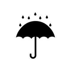 Umbrella icon design template vector isolated illustration