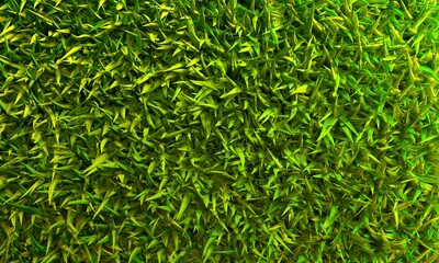 Abstract 3d green grass. Natural background texture.