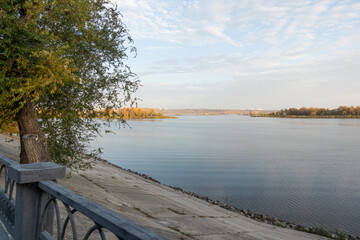 View of the embankment in Engels