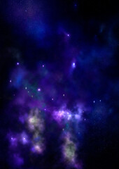 Fototapeta premium Small part of an infinite star field