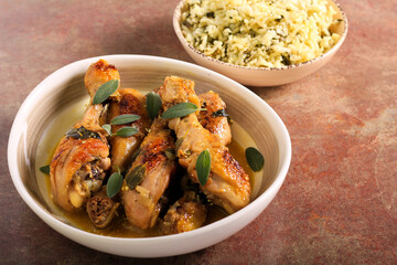 Braised chicken legs