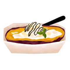 冷やし焼き芋アイス
