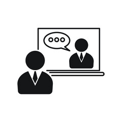 Line icon- video conference