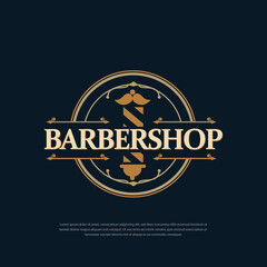 vintage Barbershop Logo Design