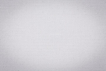 Background from white coarse canvas texture