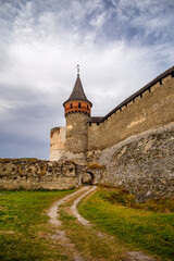 Fototapeta na wymiar Kamieniec Podolski fortress - one of the most famous and beautiful castles in Ukraine