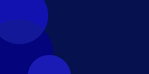 abstract dark blue background with circles