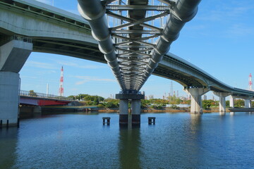 浜寺水路に架かる橋