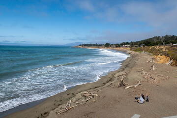  The Greyhound Rock State Beach on Highway 101, Pacific Coast Highway on the California Coast