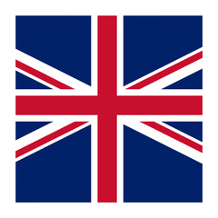 United Kingdom Square Country Flag button Icon