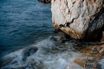 rocks in the sea