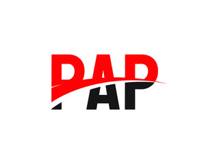 PAP Letter Initial Logo Design Vector Illustration	