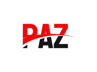 PAZ Letter Initial Logo Design Vector Illustration	