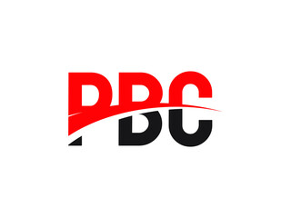 PBC Letter Initial Logo Design Vector Illustration	