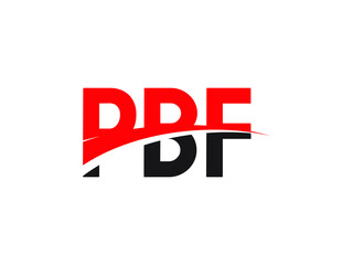 PBF Letter Initial Logo Design Vector Illustration	