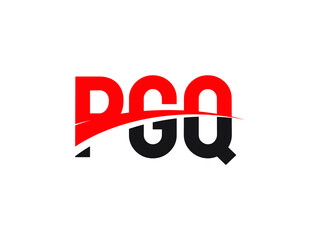 PGQ Letter Initial Logo Design Vector Illustration