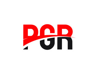 PGR Letter Initial Logo Design Vector Illustration
