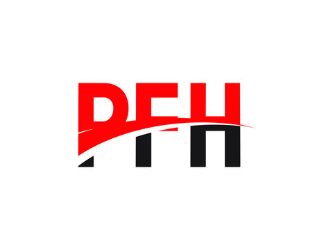 PFH Letter Initial Logo Design Vector Illustration