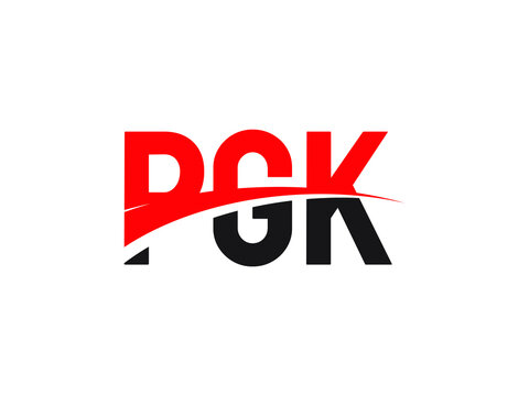 PGK Letter Initial Logo Design Vector Illustration
