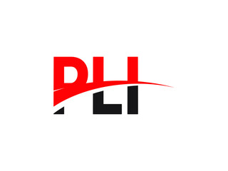 PLI Letter Initial Logo Design Vector Illustration