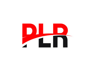PLR Letter Initial Logo Design Vector Illustration