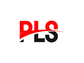 PLS Letter Initial Logo Design Vector Illustration