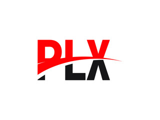 PLX Letter Initial Logo Design Vector Illustration