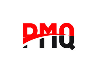 PMQ Letter Initial Logo Design Vector Illustration