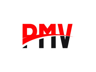 PMV Letter Initial Logo Design Vector Illustration