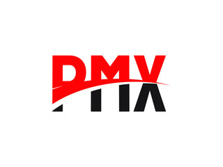 PMX Letter Initial Logo Design Vector Illustration