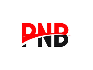 PNB Letter Initial Logo Design Vector Illustration