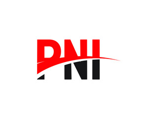 PNI Letter Initial Logo Design Vector Illustration