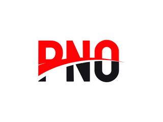 PNO Letter Initial Logo Design Vector Illustration