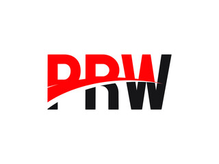 PRW Letter Initial Logo Design Vector Illustration