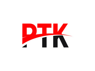 PTK Letter Initial Logo Design Vector Illustration