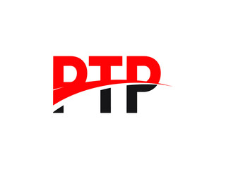 PTP Letter Initial Logo Design Vector Illustration