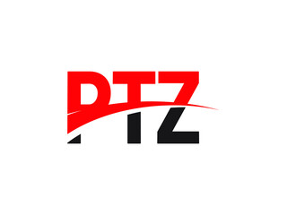 PTZ Letter Initial Logo Design Vector Illustration