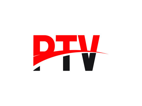 PTV Letter Initial Logo Design Vector Illustration