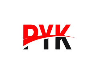 PYK Letter Initial Logo Design Vector Illustration