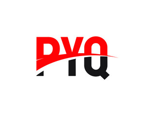 PYQ Letter Initial Logo Design Vector Illustration