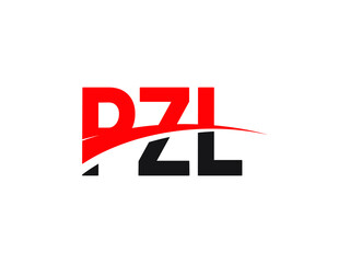 PZL Letter Initial Logo Design Vector Illustration