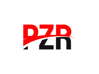 Fototapeta premium PZR Letter Initial Logo Design Vector Illustration