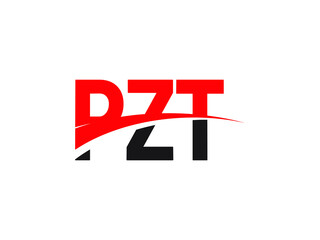 PZT Letter Initial Logo Design Vector Illustration