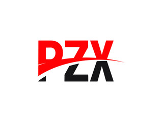 PZX Letter Initial Logo Design Vector Illustration