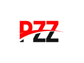 PZZ Letter Initial Logo Design Vector Illustration