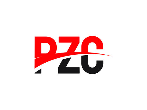 PZC Letter Initial Logo Design Vector Illustration